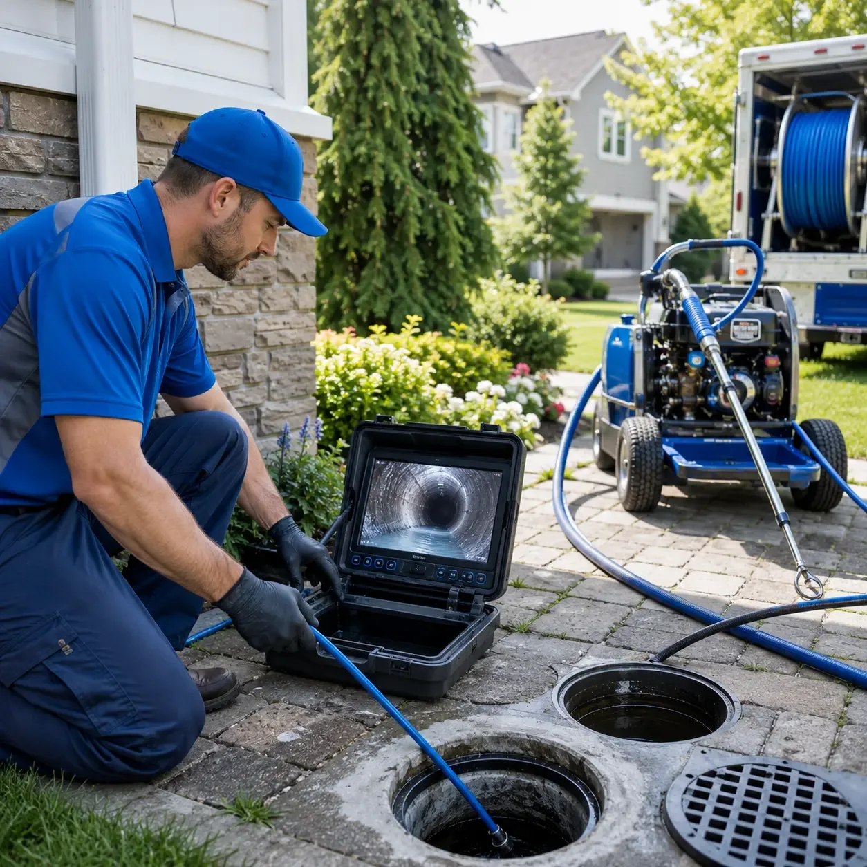 Outdoor drain cleaning professionals serving Homestead, IA