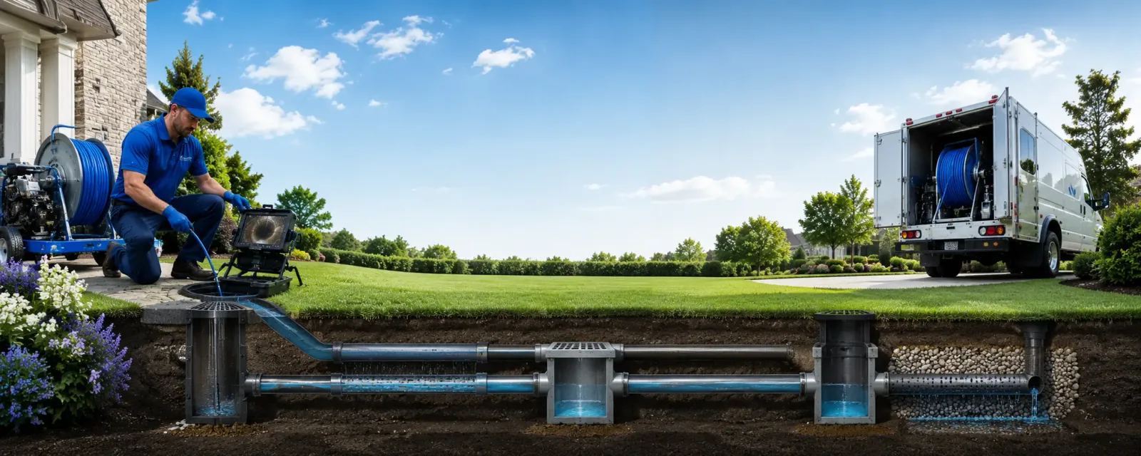 Outdoor drain cleaning information for Homestead, IA